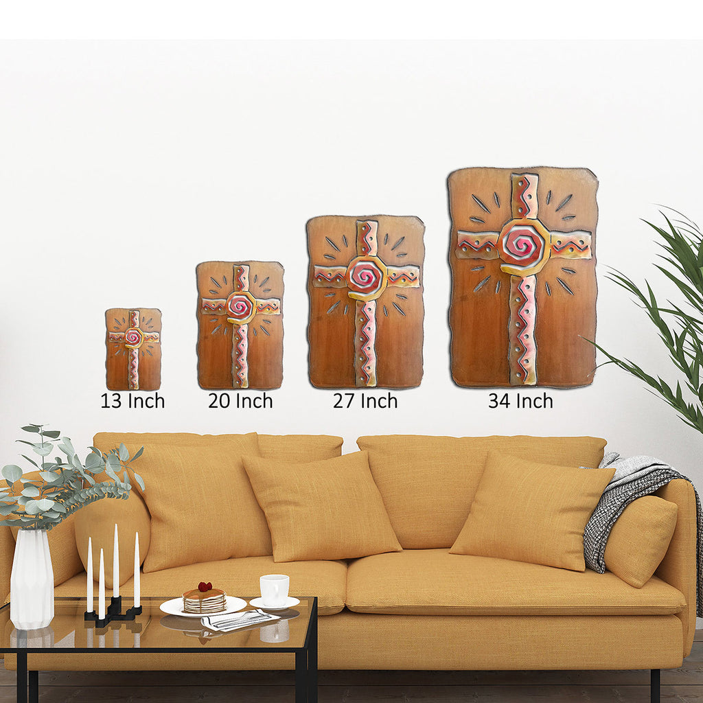 Moab Cross Rectangular Cutout Wall Art