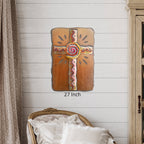 Moab Cross Rectangular Cutout Wall Art