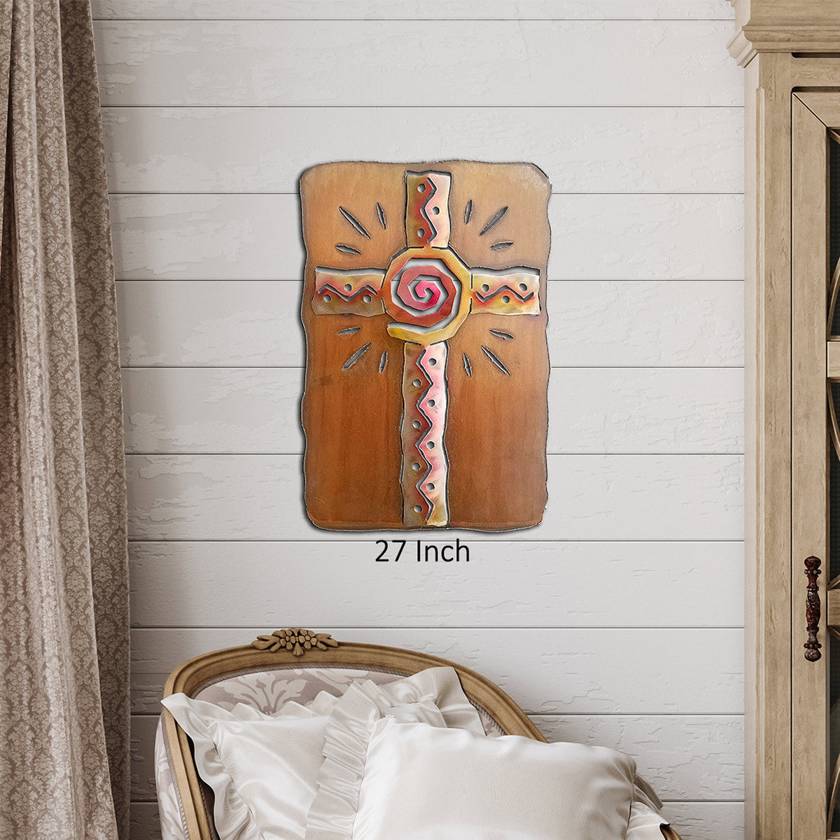 Moab Cross Rectangular Cutout Wall Art