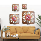 Canyon Sunburst Square Cutout Wall Art