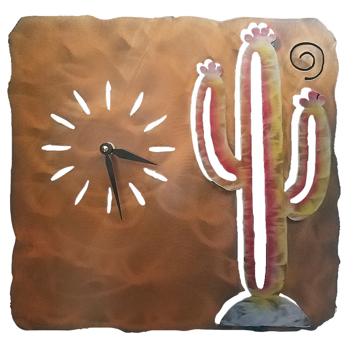 Lone Saguaro Wall Clock