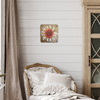 Mojave Sunburst Wall Clock