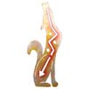 Coyote Howl Right Facing Cutout Wall Art