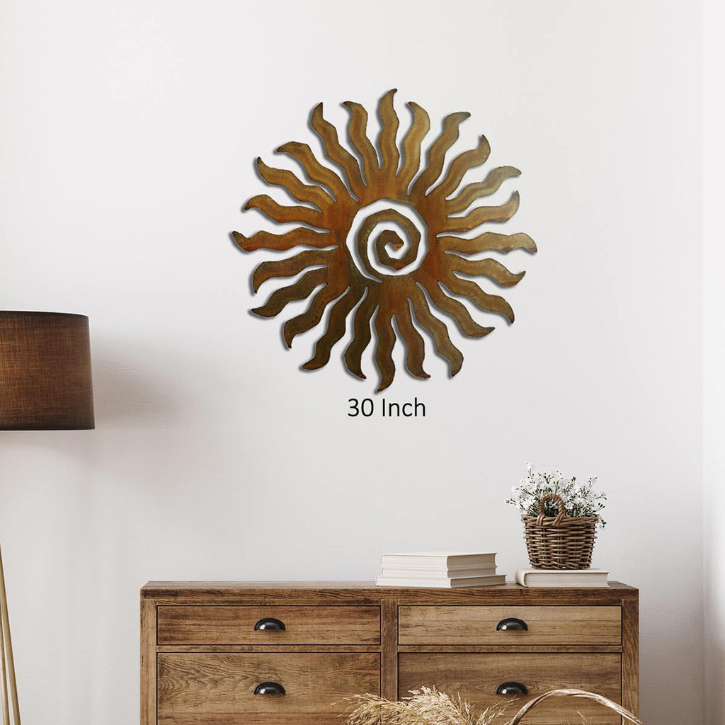 Desert Sunburst Cutout Wall Art