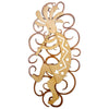 Dancing Kokopelli Cutout Swirl Wall Art