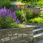 Dancing Kokopelli Garden Statue