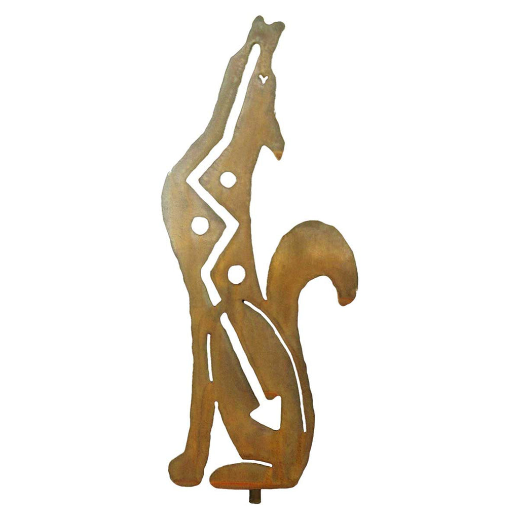 Designer Coyote Garden Statue