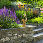 Designer Coyote Garden Statue