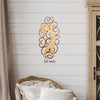 Kokopelli with Trumpet Cutout Swirl Wall Art