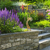 Kokopelli with Trumpet Garden Statue