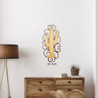 Sunset Cactus Cutout Swirl Wall Art
