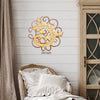 Sun Lizard Cutout Swirl Wall Art