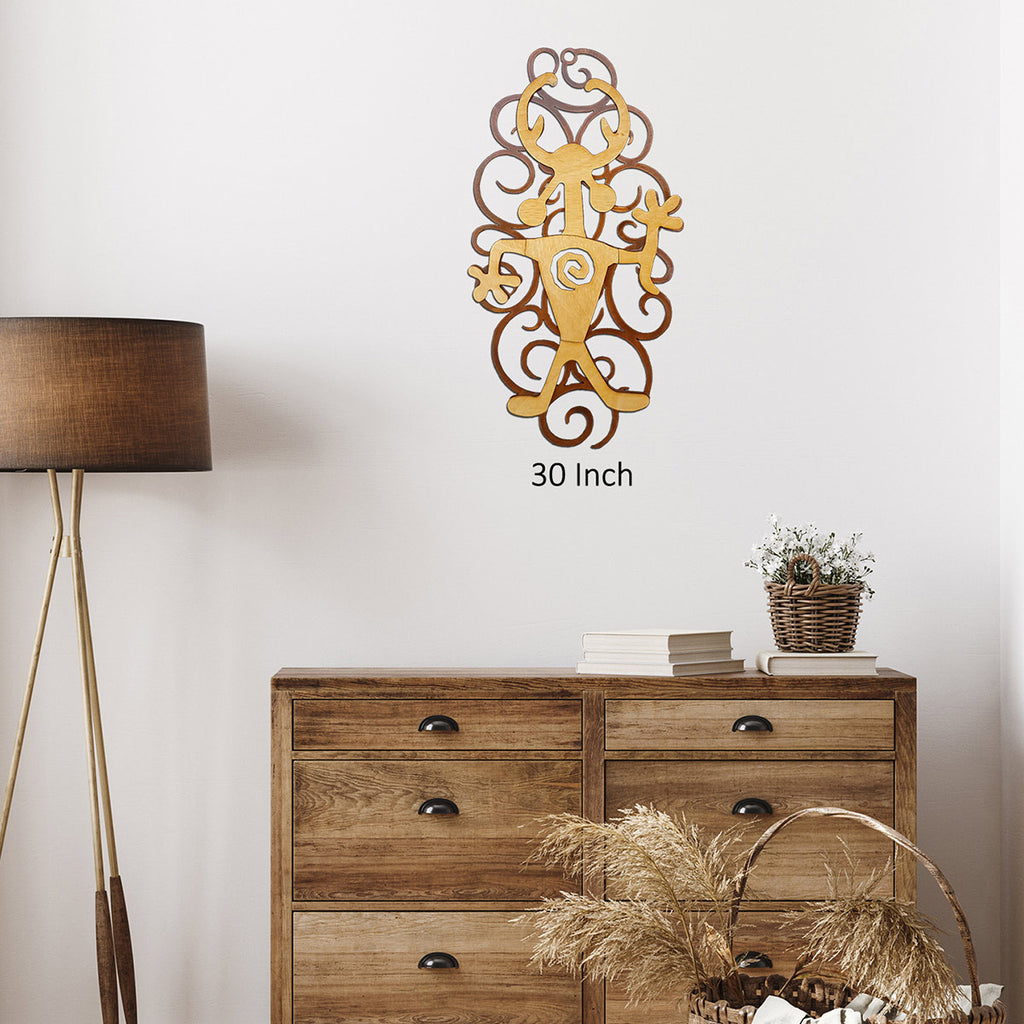 Rain Dance Cutout Swirl Wall Art