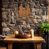 Cowboy Couple Cutout Wall Art
