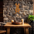 Back to Back Cutout Wall Art