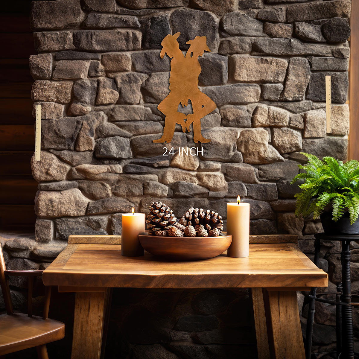 Back to Back Cutout Wall Art