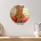 Sunset Back to Back Cutout Wall Art