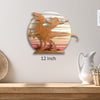 Sunset T-Rex Cowboy Cutout Wall Art