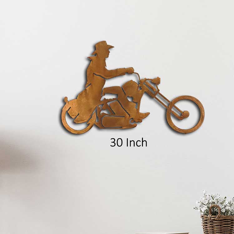 Western Rider Cutout Wall Art