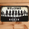 Vaquero Personalized Metal Sign