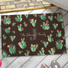Flowering Opuntia Personalized Doormat