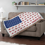 Let Freedom Ride Personalized Throw