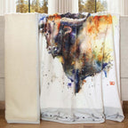 Longhorn Dream Sherpa Throw