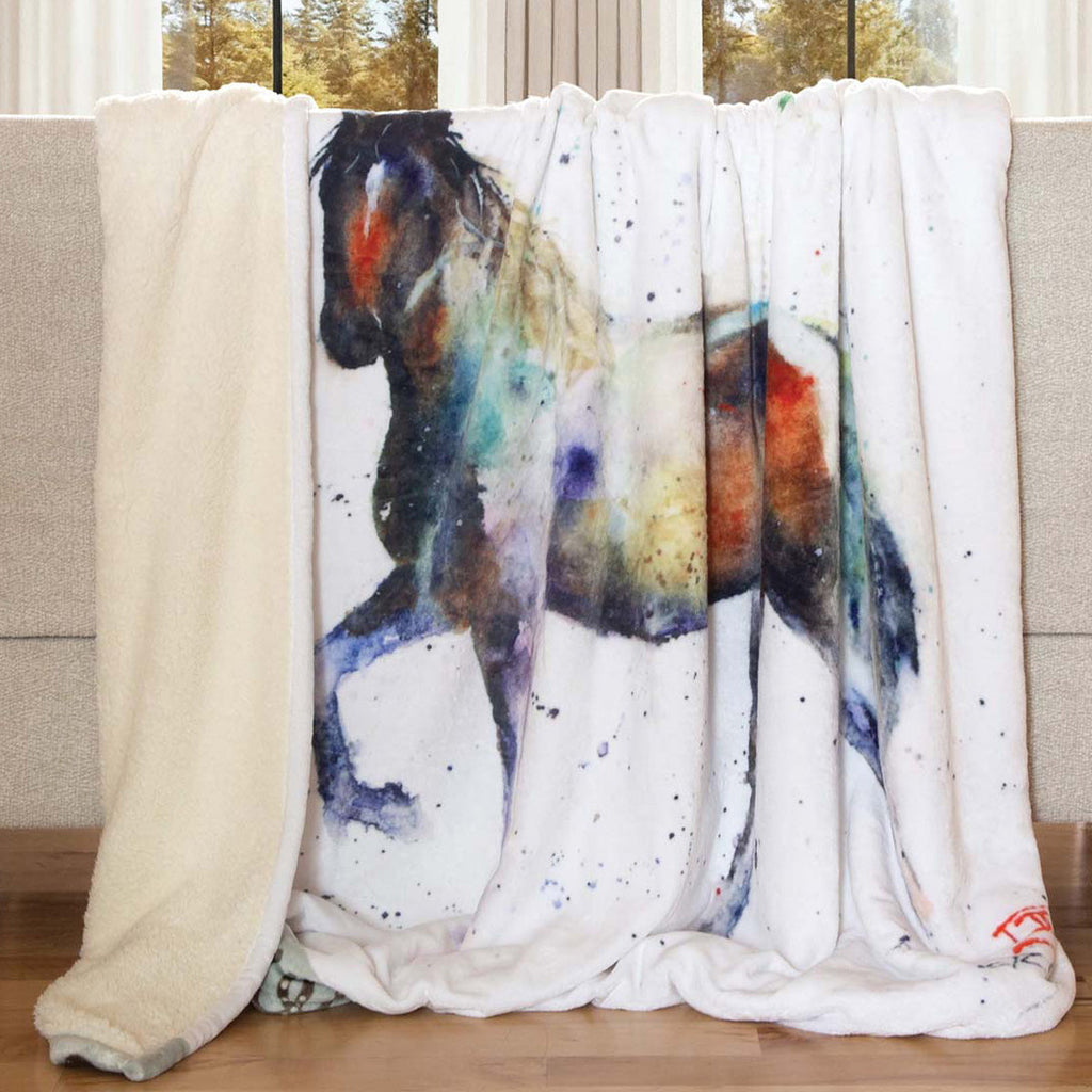 Stallion Dream Sherpa Throw