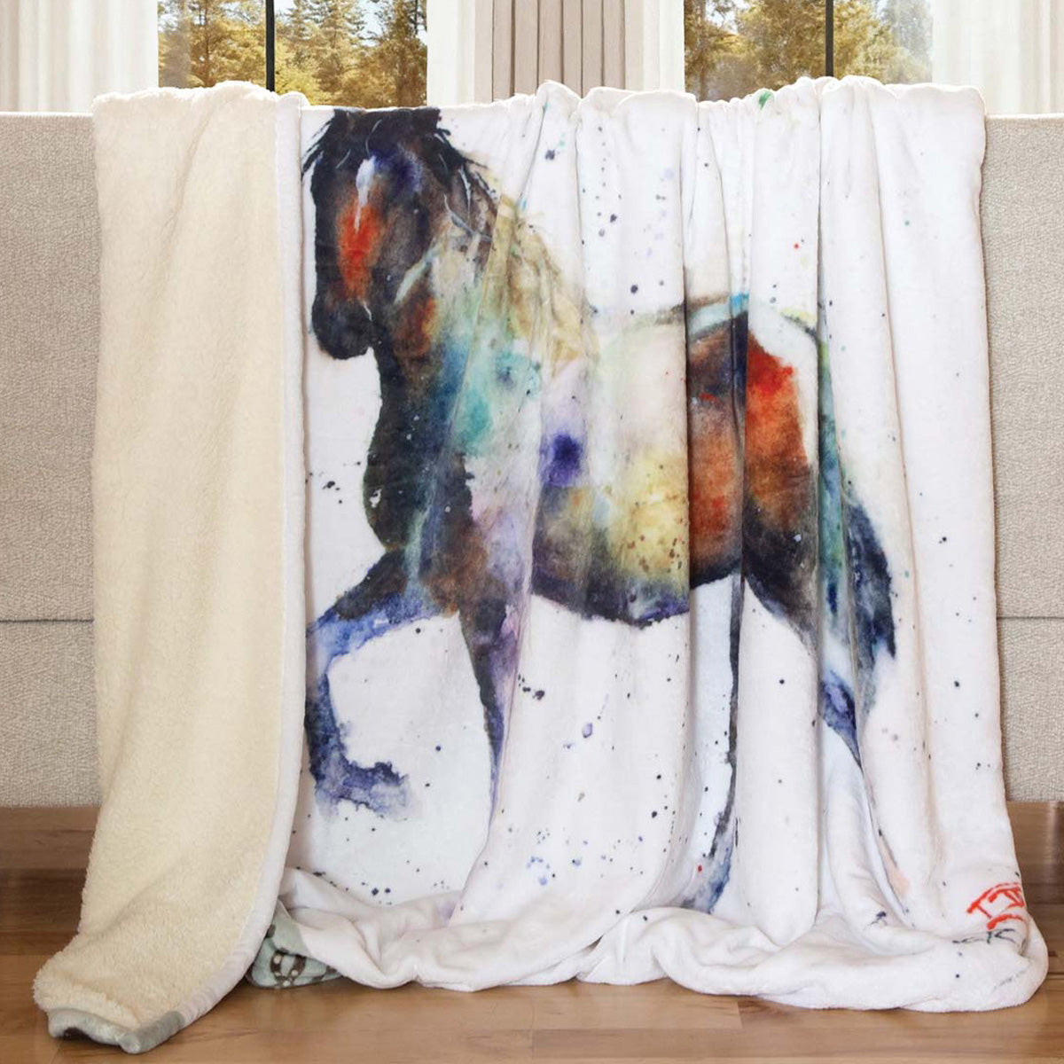 Stallion Dream Sherpa Throw