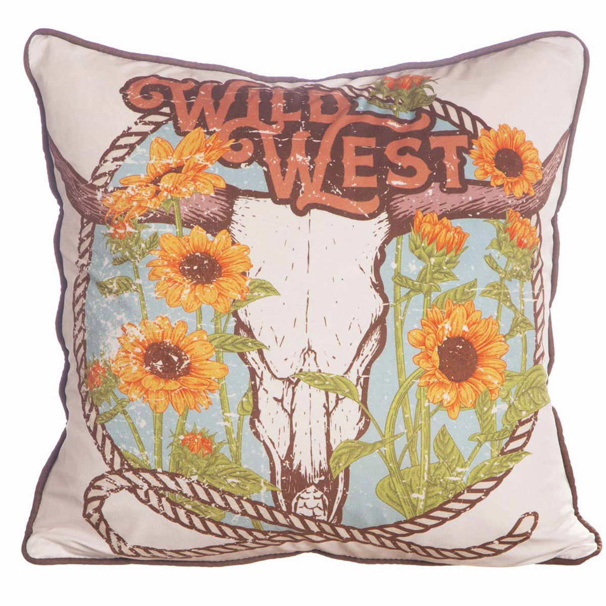 Western Wildflowers Pillow