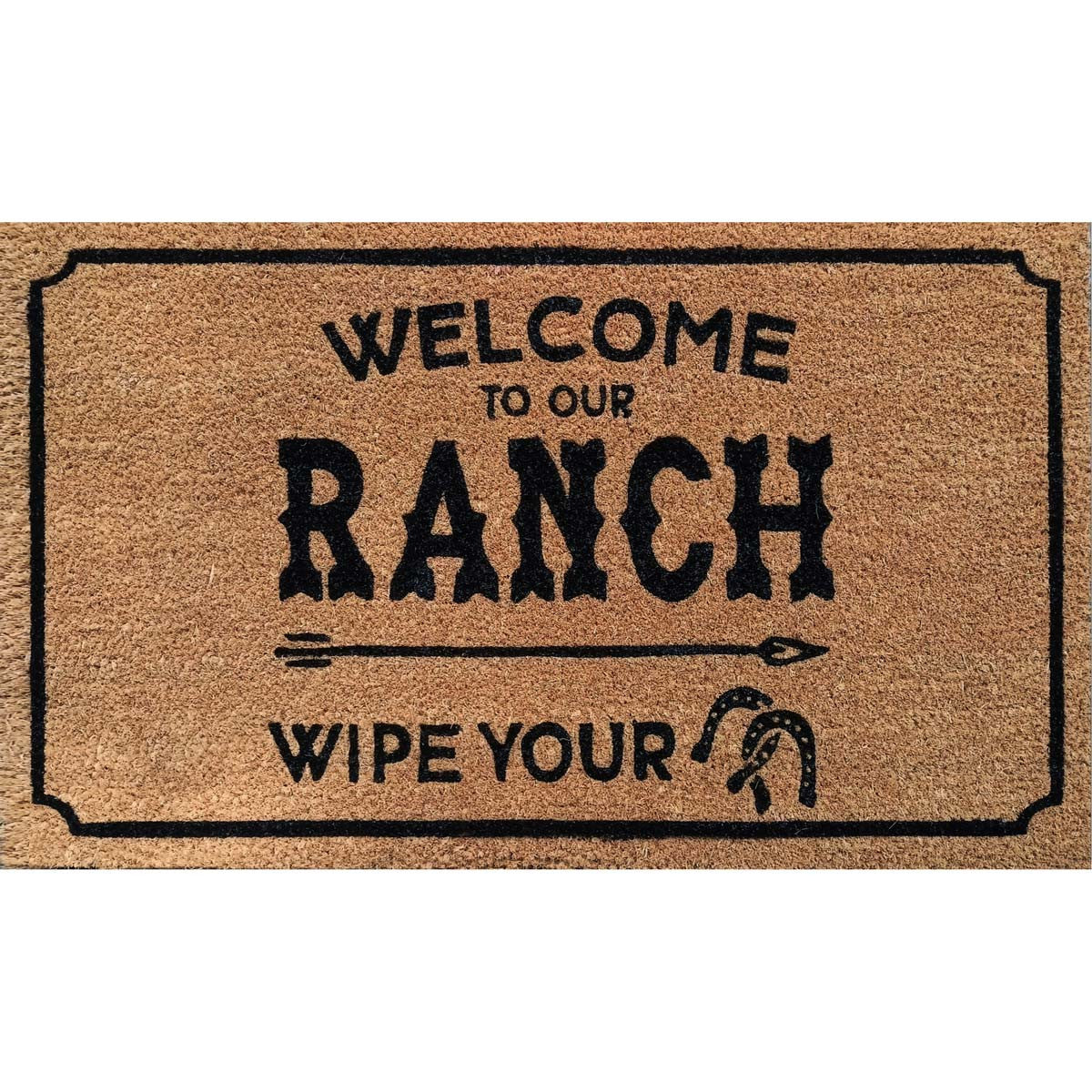 Ranch Welcome Coir Mat