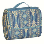Geo Blue Picnic Blanket - OUT OF STOCK UNTIL 09/14/2026