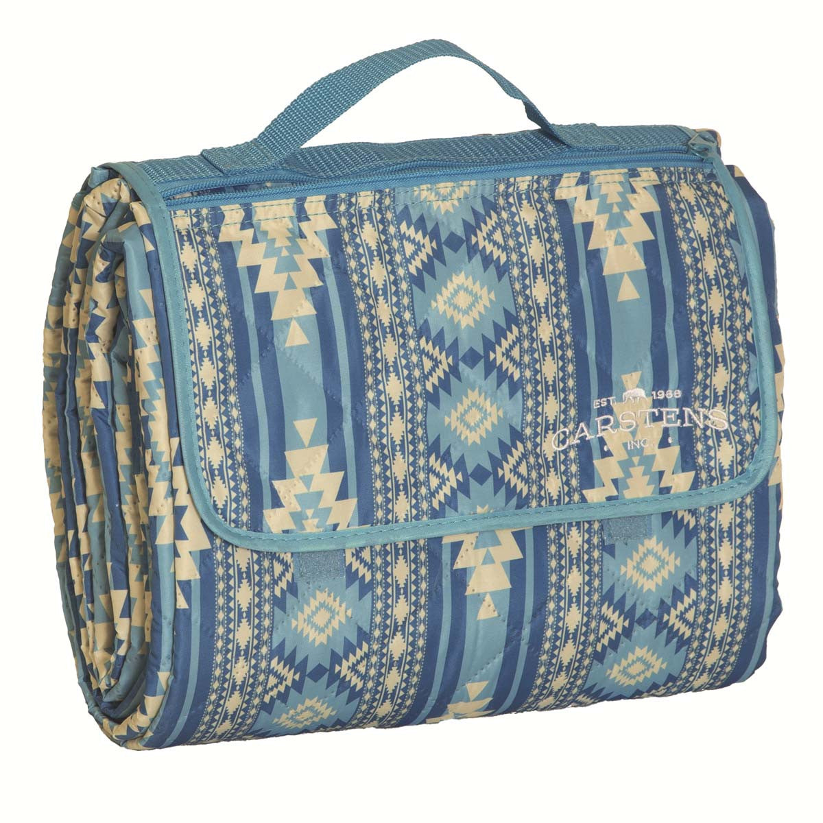 Geo Blue Picnic Blanket - OUT OF STOCK UNTIL 09/14/2026
