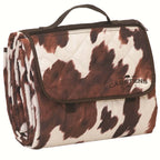 Brown Cowhide Picnic Blanket