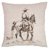 Ranch Worker Outdoor Pillow
