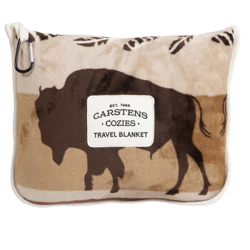 Buffalo Adventures Travel Throw - OUT OF STOCK