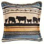 Cattle Pasture Plush Sherpa Pillow