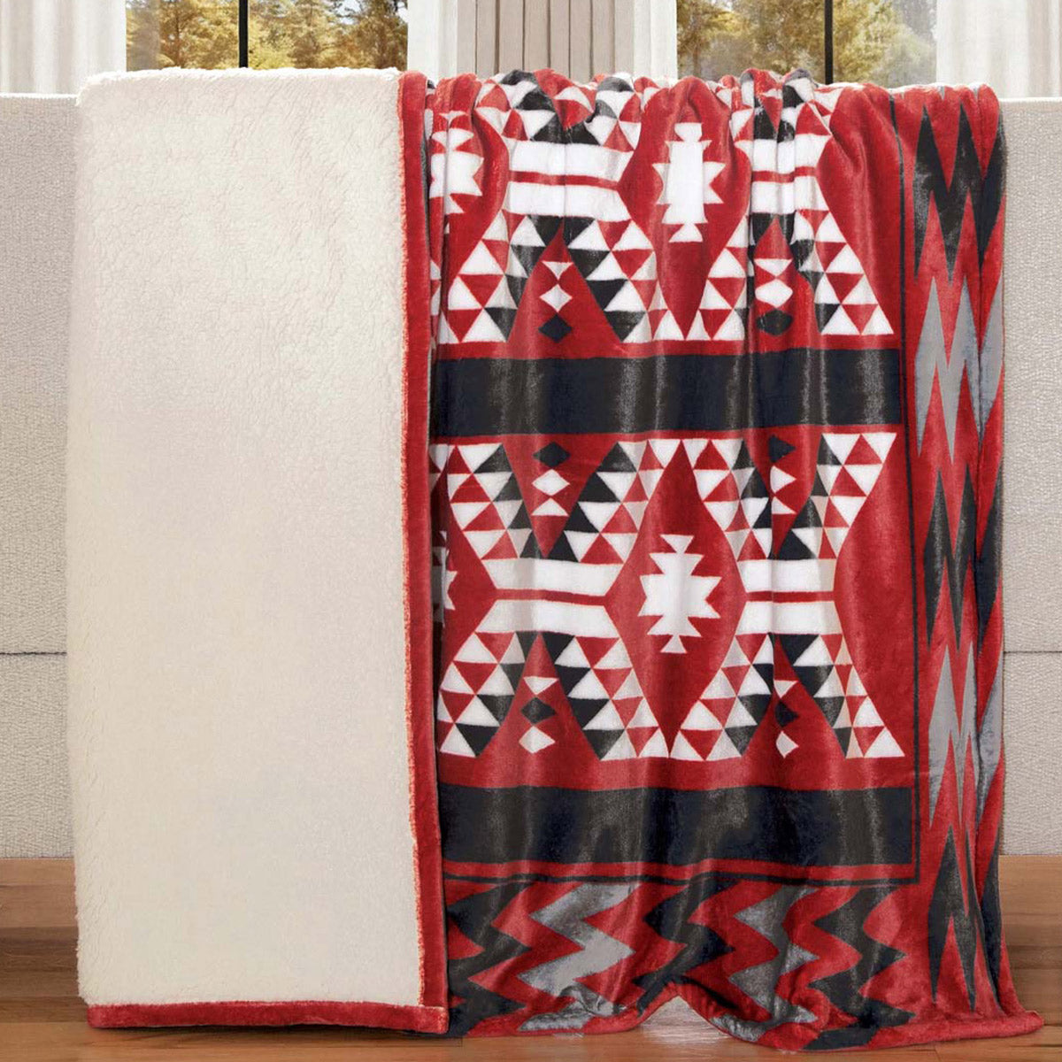 Mountain Haven Sherpa Throw