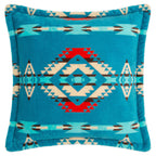 Turquoise Ways Plush Pillow