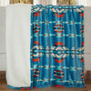 Turquoise Ways Plush Throw