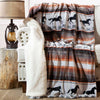 Horse Haven Plush Sherpa Throw - OVERSTOCK