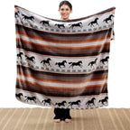 Horse Haven Plush Sherpa Throw - OVERSTOCK