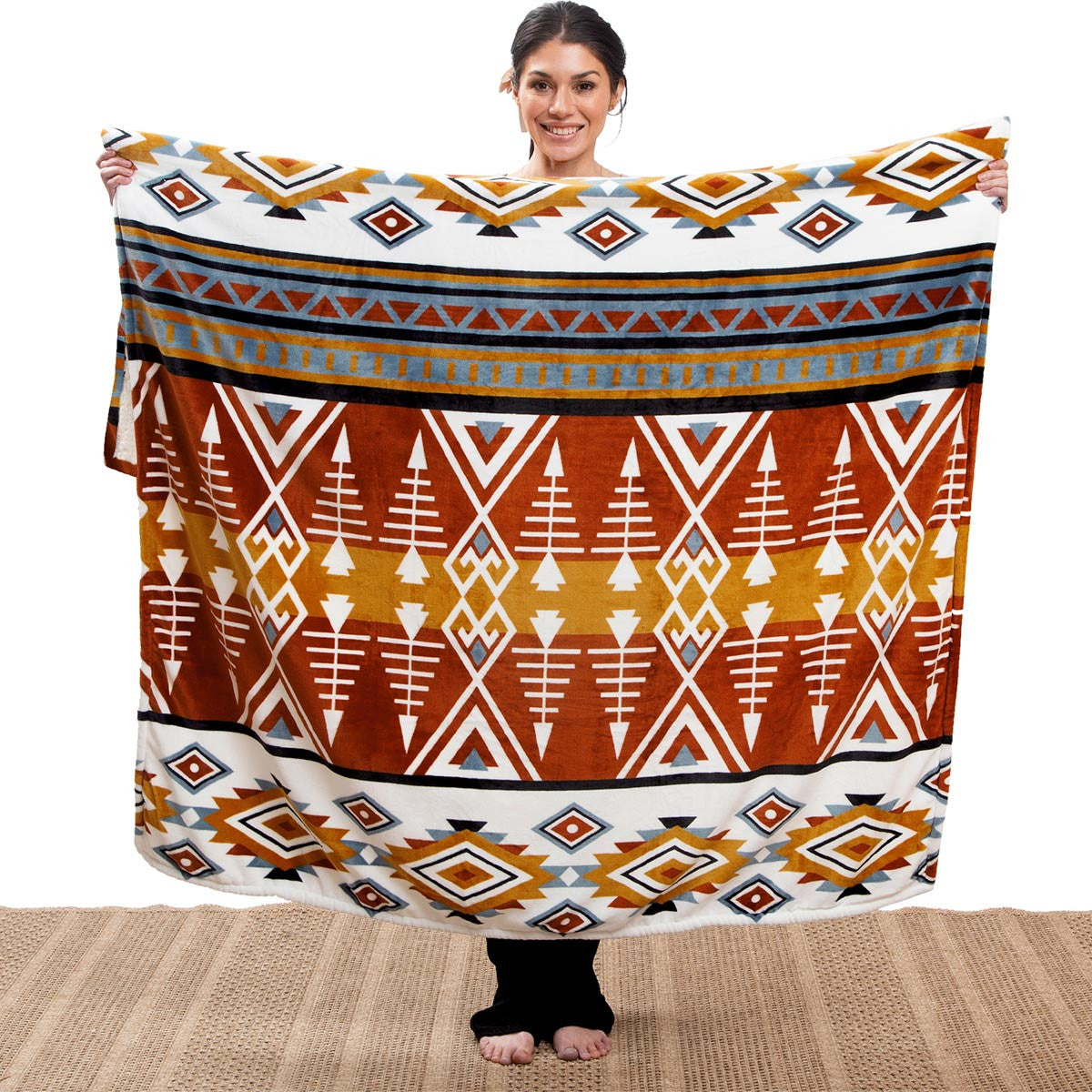 Western Arrow Sherpa Throw