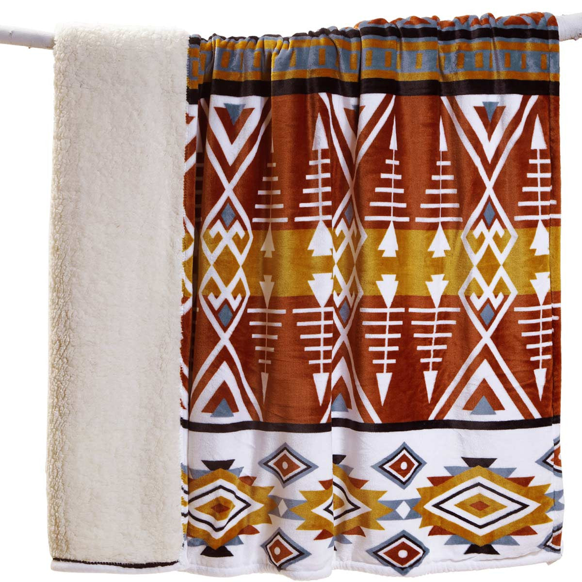 Western Arrow Sherpa Throw