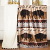 Buffalo Roam Plush Throw