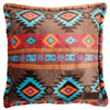 Turquoise Diamond Plush Pillow - OVERSTOCK