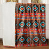 Turquoise Diamond Plush Throw
