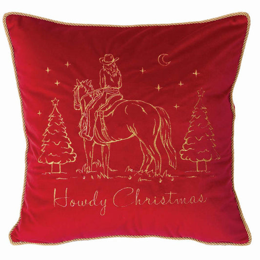 Holiday Howdy Pillow