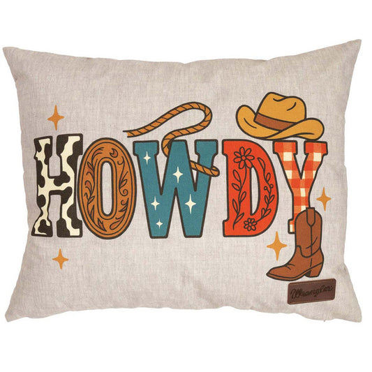 Country Howdy Outdoor Pillow