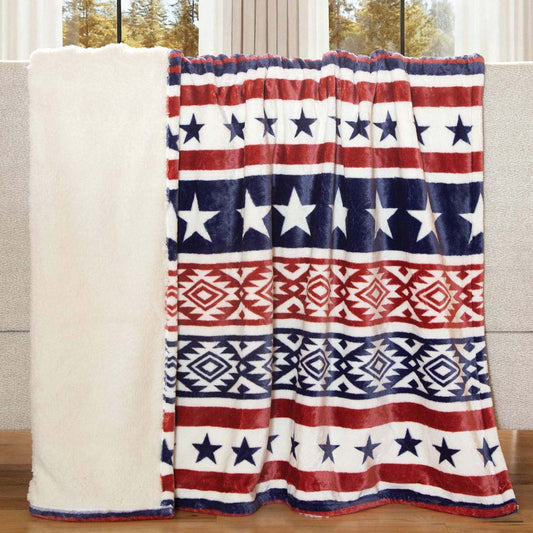 Frontier Stars Plush Throw